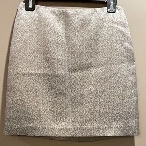Ann Taylor Metallic Skirt 0P